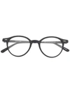 Epos Newpan Round Glasses In 黑色