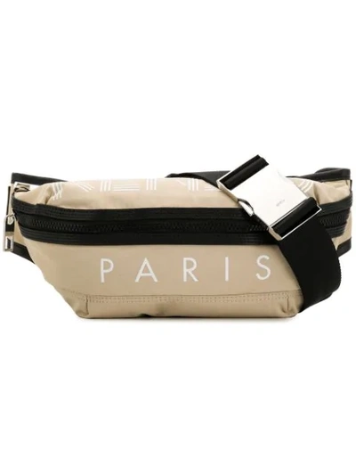 Kenzo ' Paris' Belt Bag In Neutrals