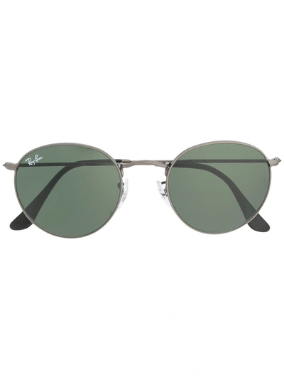 Ray Ban Ray-ban Round Frame Sunglasses - Grey In 灰色