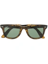 Ray Ban Ray-ban Wayfarer镜框太阳眼镜 - 棕色 In Brown