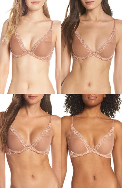 Natori Feathers Underwire Contour Bra In Glow