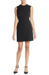 French Connection Sundae Stretch Minidress In Black 1