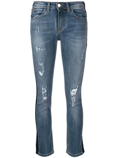 Blugirl Mid Rise Skinny Jeans In Blue