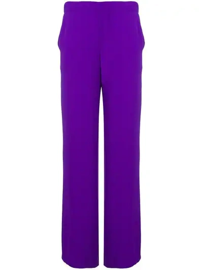 P.a.r.o.s.h Straight Trousers In Purple