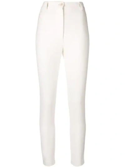 Sonia Rykiel Skinny Fit Trousers In White