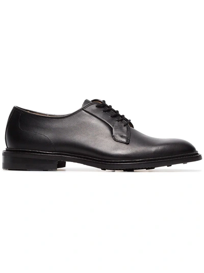 Tricker's Trickers Black Leather Derby Shoes