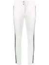 Philipp Plein Side Stripe Detail Trousers In White