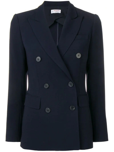 Alberto Biani Tailored Double-breasted Jacket In Blue