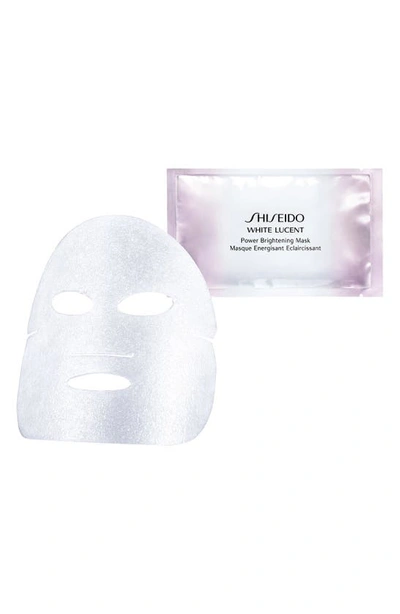 Shiseido White Lucent Power Brightening Mask 6 X 0.91 oz Sheets/ 6 X 26 ml Sheets