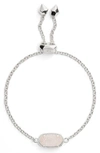 Kendra Scott Elaina Bracelet In Iridescent Drusy/ Silver