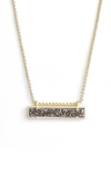 Kendra Scott Leanor Pendant Necklace In Platinum/ Gold
