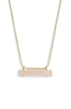 Kendra Scott Leanor Pendant Necklace In Rose/ Gold