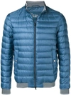 Herno Quilted Jacket In Blue