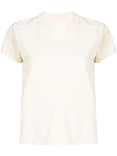 Rick Owens Drkshdw Crew Neck T In Neutrals