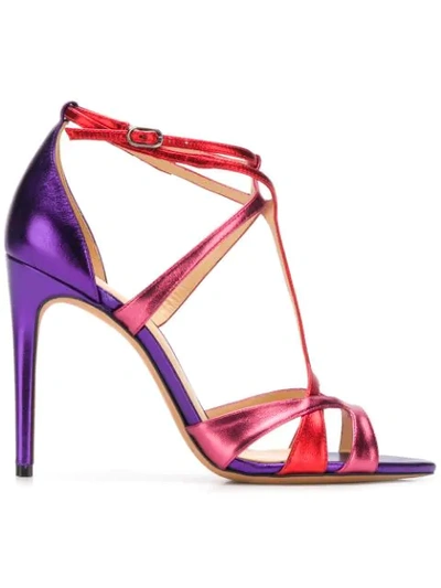 Alexandre Birman Stiletto Sandals In Purple