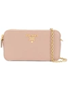 Prada Saffiano Crossbody Bag - Neutrals