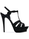 Saint Laurent Tribute Sandals - Black