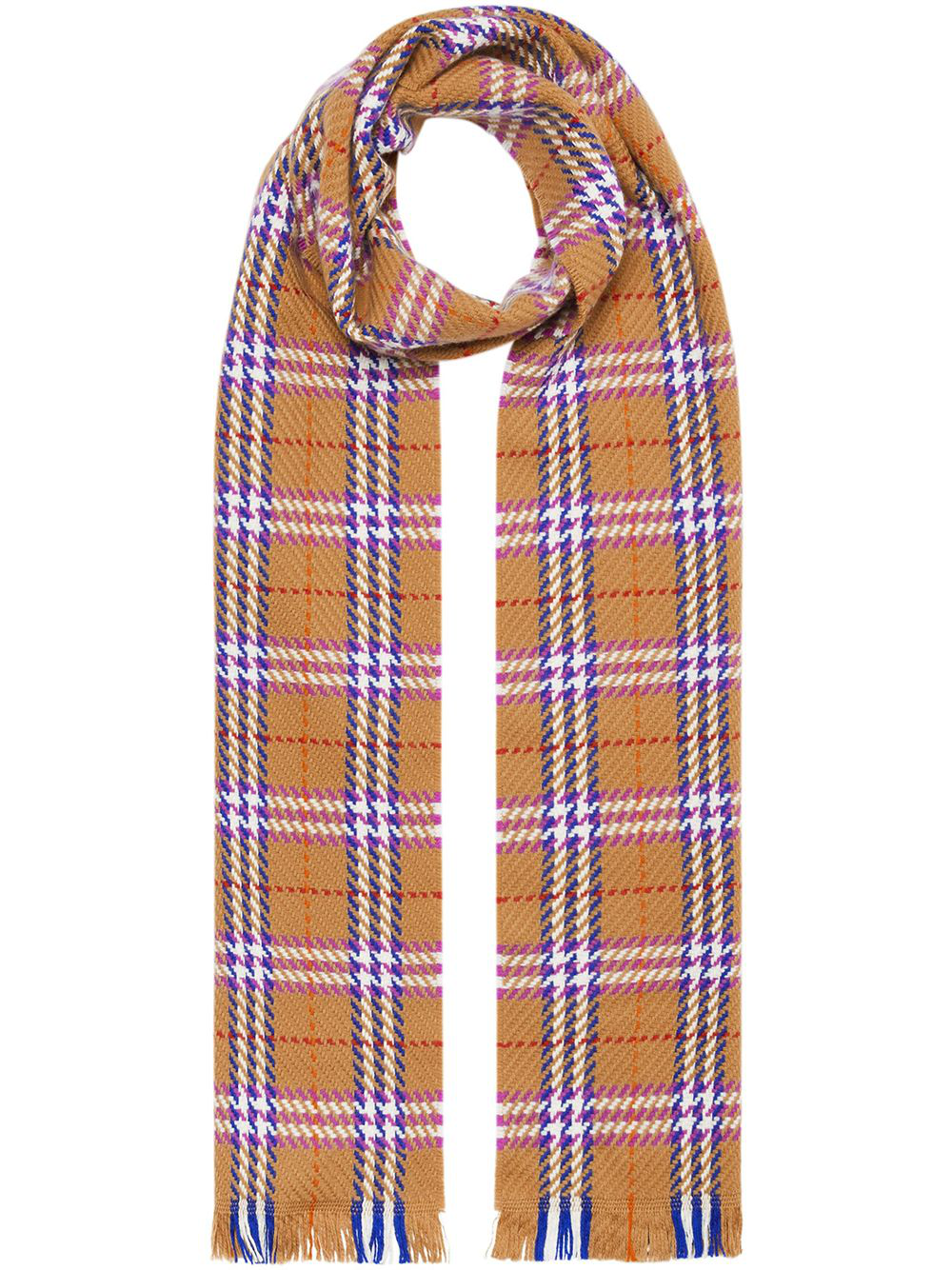 burberry check merino wool scarf sale