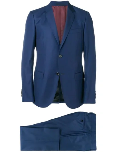 Gucci Monaco Two-piece Suit In Blue