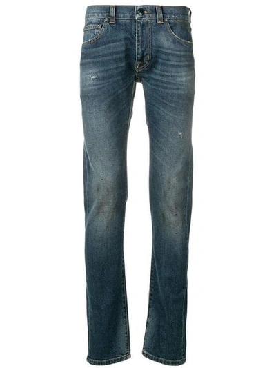Etro Classic Slim-fit Jeans In Blue