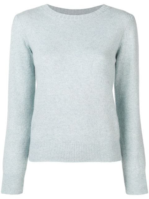 A.p.c. Round Neck Sweater - Blue | ModeSens