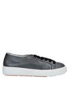 Santoni Sneakers In Grey