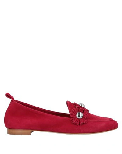 Anna F Loafers In Red