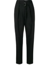 Givenchy Pleated High-rise Trousers In Black