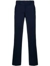 Prada Slim-fit Chinos In Blue