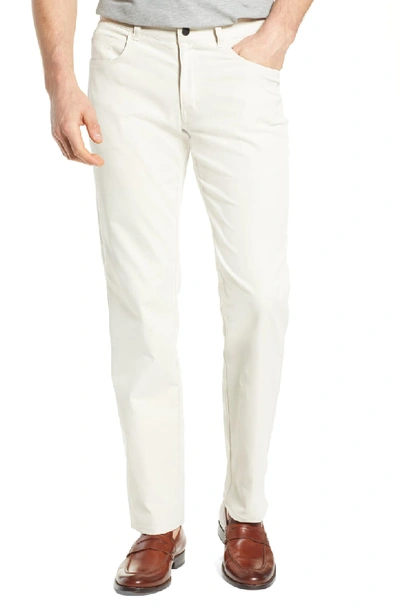 Peter Millar Five-pocket Performance Pants In Stone