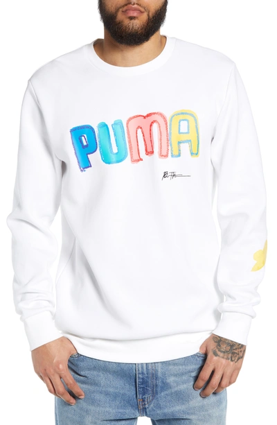 Puma X Bradley Theodore Graphic T-shirt In  White