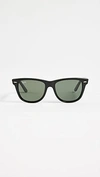 Ray Ban Standard Classic Wayfarer 50mm Polarized Sunglasses - Black Polarized