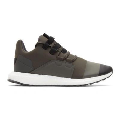 Y-3 Kozoko Low-top Neoprene Trainers In Dark Green