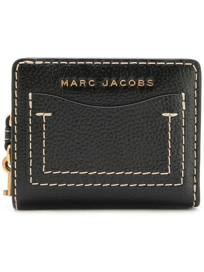 Marc Jacobs The Grind Mini Compact Wallet In Black
