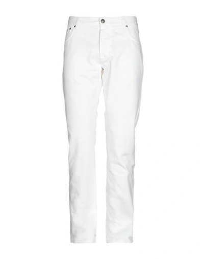 Isaia Casual Pants In White