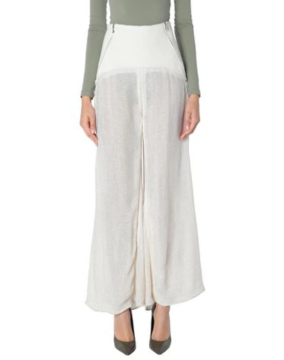 Alessandra Marchi Casual Pants In Ivory