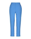 Msgm Casual Pants In Pastel Blue