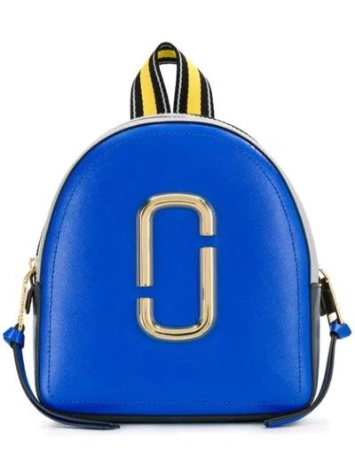 Marc Jacobs Double J Backpack In Blue