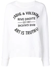 Zadig & Voltaire Upper Blason Sweatshirt In White