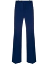 Joseph Tropez Flared Trousers In Blue