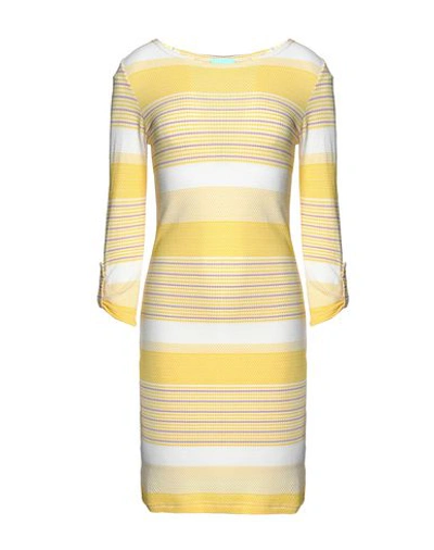 Melissa Odabash Short Dress In Yellow
