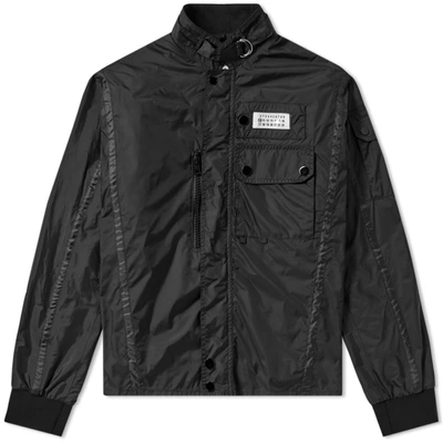 Maison Margiela Nylon Sport Jacket In Black