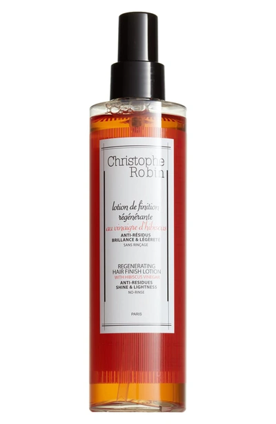 Christophe Robin Regenerating Hair Finish Lotion With Hibiscus Vinegar 6.8 oz/ 201 ml In Regenerating Hibiscus Vinegar