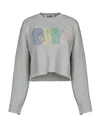 Sjyp Sweatshirt In Grey