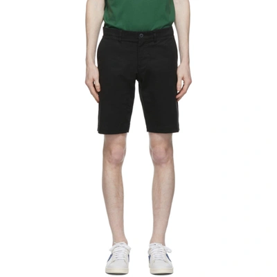 Lacoste Men's Slim Fit Stretch Gabardine Shorts - 40 In Black