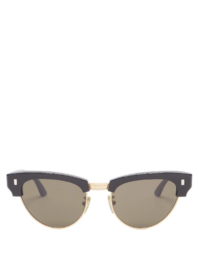 Celine Cat-eye Metal Sunglasses In Gold