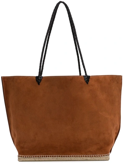 Altuzarra Large Espadrille Tote Bag, Brown