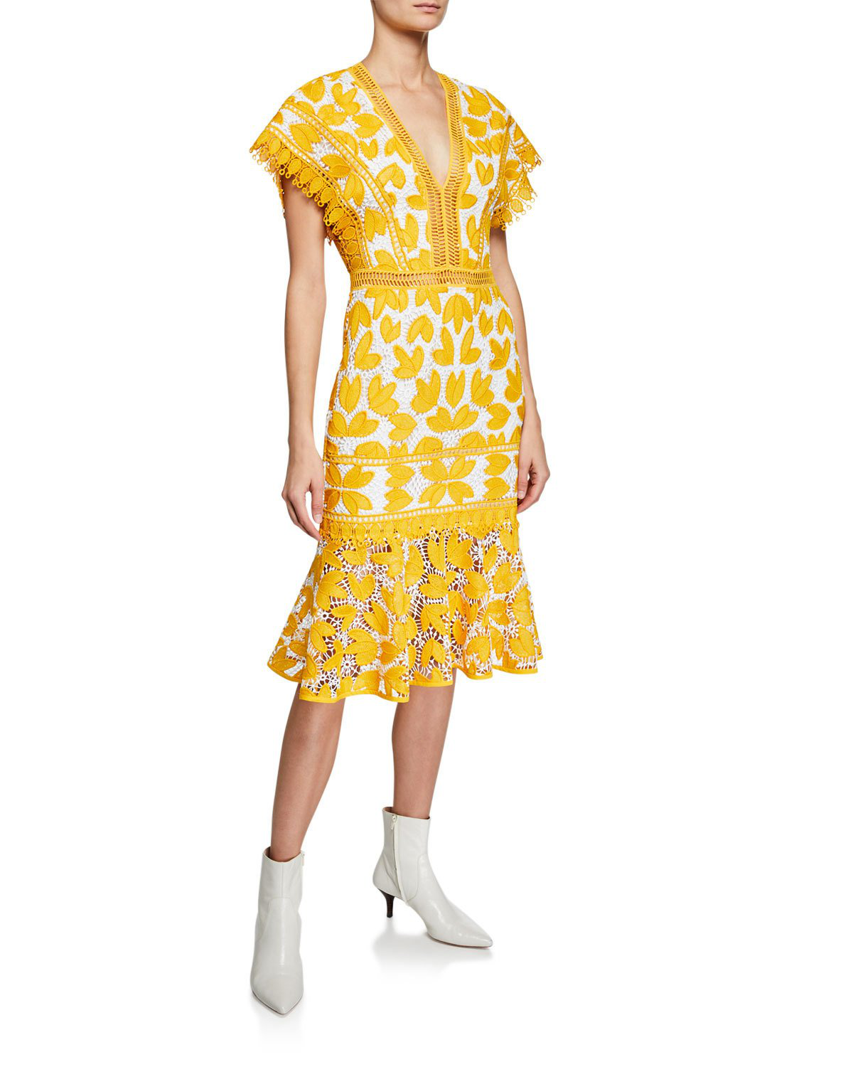 saylor yellow dress