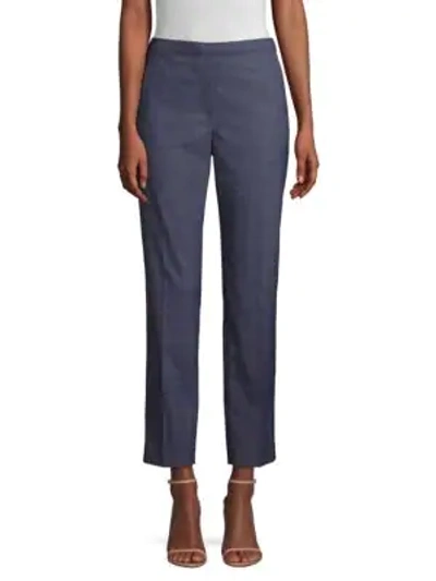 Elie Tahari Karis Check Ankle Pants In Stargazer