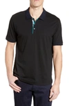 Robert Graham Men's Short Sleeve Westan Polo Shirt In Black